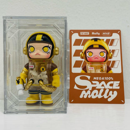フィギュア 【シークレット3】MS. BILLIONAIRE 「POPMART MEGA SPACE MOLLY 100%×emoji シリーズ」【フィギュア】【飾磨店】