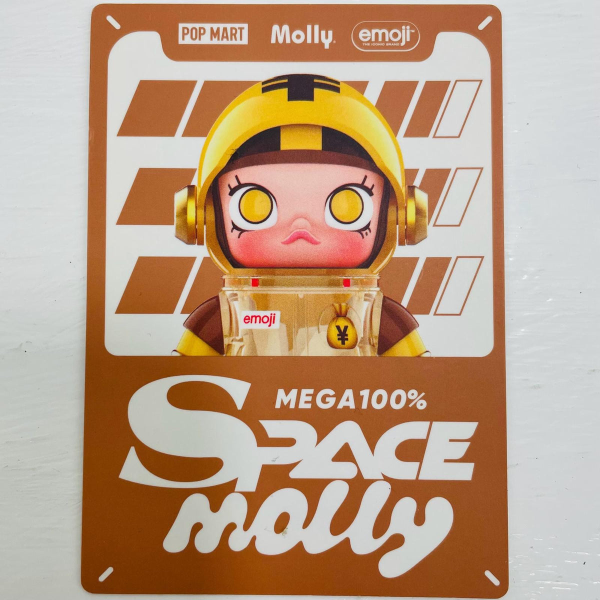 フィギュア 【シークレット3】MS. BILLIONAIRE 「POPMART MEGA SPACE MOLLY 100%×emoji シリーズ」【フィギュア】【飾磨店】