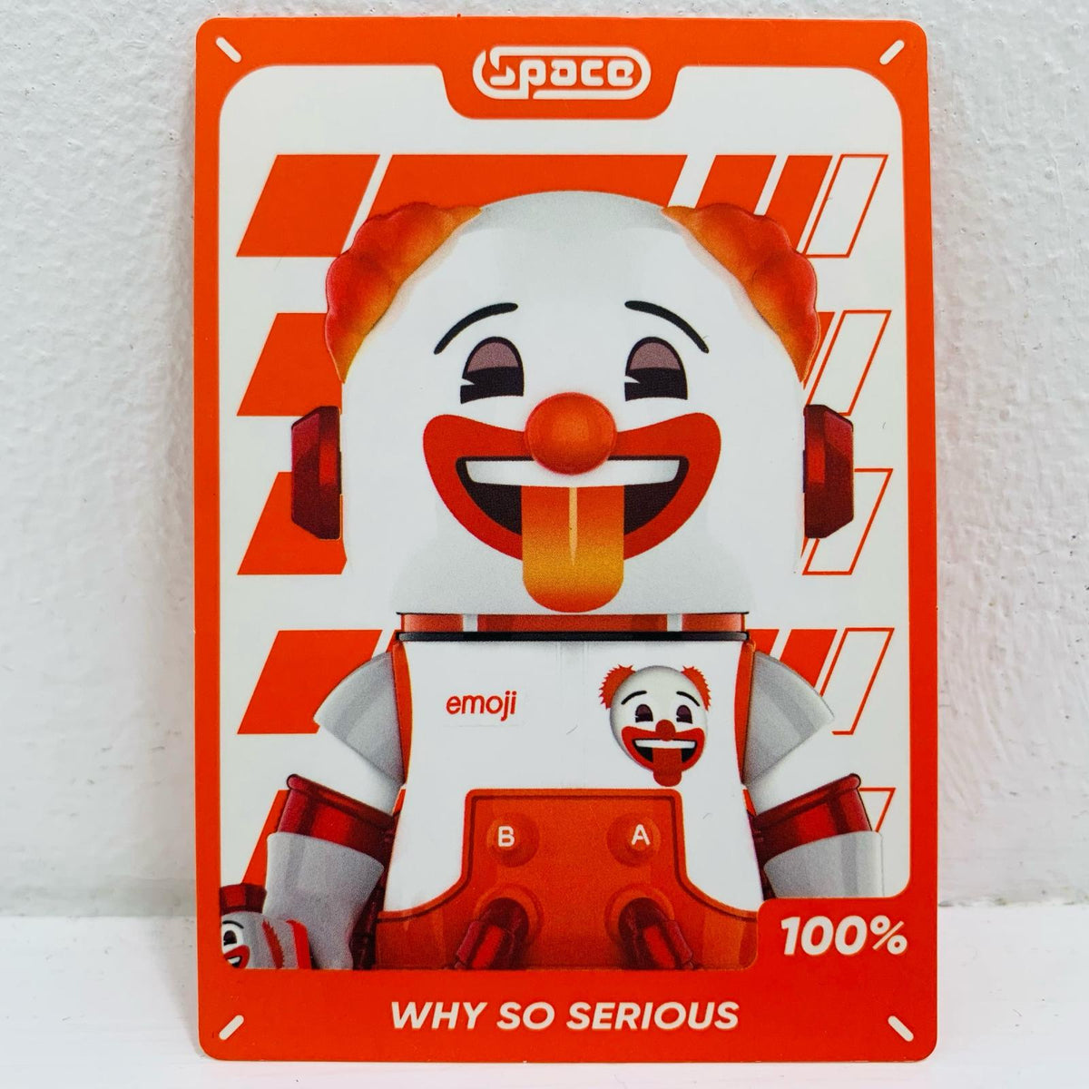 フィギュア WHY SO SERIOUS 「POPMART MEGA SPACE MOLLY 100%×emoji シリーズ【フィギュア】【飾磨店】