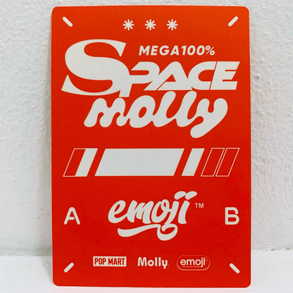 フィギュア WHY SO SERIOUS 「POPMART MEGA SPACE MOLLY 100%×emoji シリーズ【フィギュア】【飾磨店】