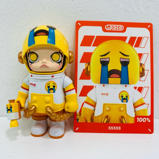 フィギュア 55555 「POPMART MEGA SPACE MOLLY 100%×emoji シリーズ」【フィギュア】【飾磨店】