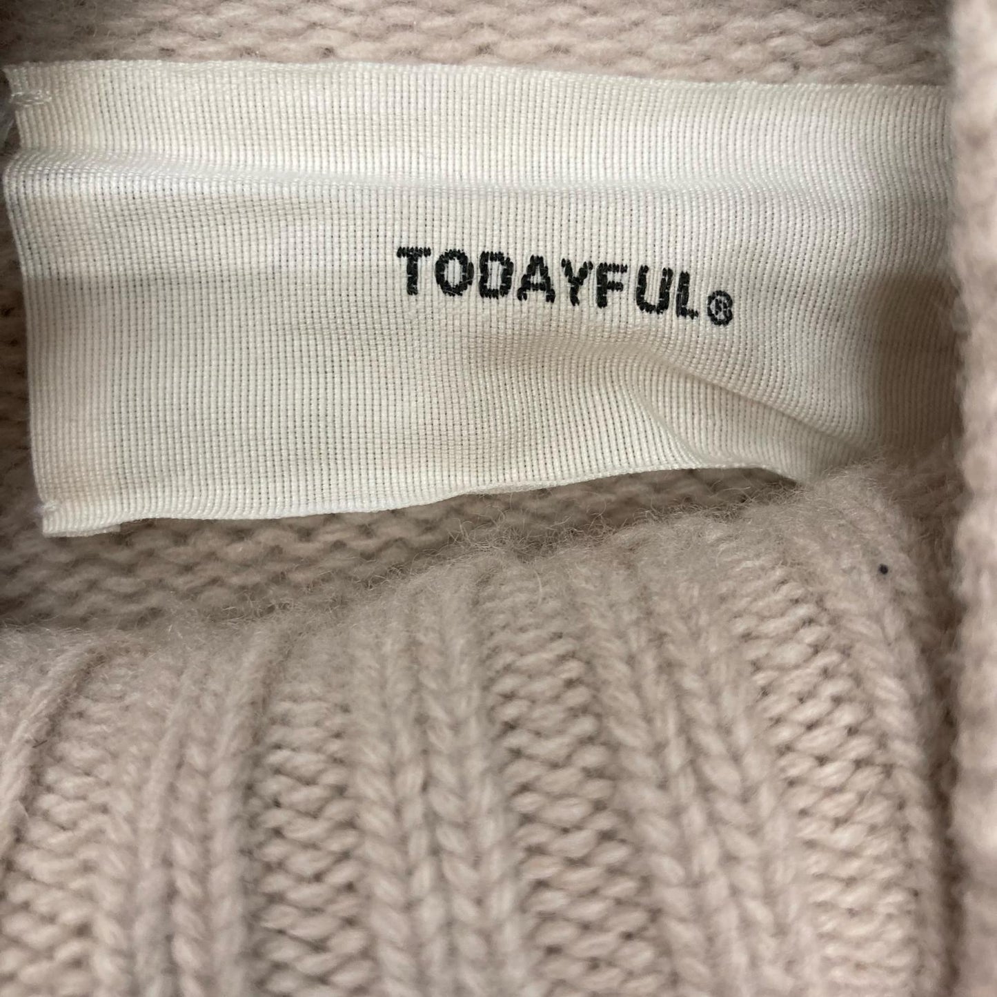 TODAYFUL | トゥデイフル Mediam　2Way Zip Knit ニット アイボリー【イオン広店】