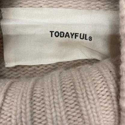 TODAYFUL | トゥデイフル Mediam　2Way Zip Knit ニット アイボリー【イオン広店】