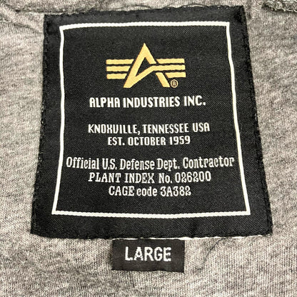 ALPHA | アルファ INDUSTRIES ミリタリージャケット TA7013-8519 グリーン サイズ：L【イオン広店】