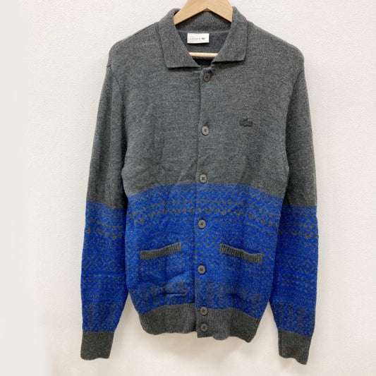 LACOSTE | ラコステ カーディガン AH349E グレー サイズ：4【イオン広店】
