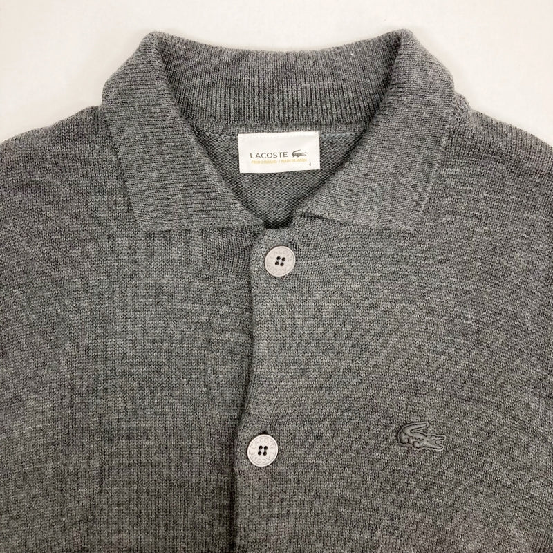 LACOSTE | ラコステ カーディガン AH349E グレー サイズ：4【イオン広店】