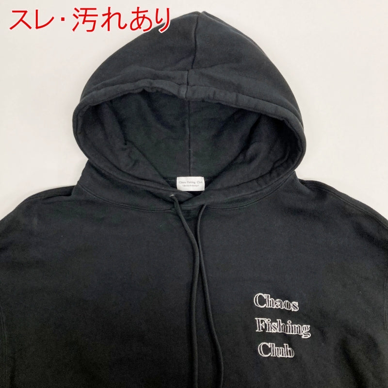 CHAOS FISHING CLUB | カオスフィッシングクラブ OG LOGO HOODIE パーカー CFC-22AW08 ブラック サイズ：XL【イオン広店】