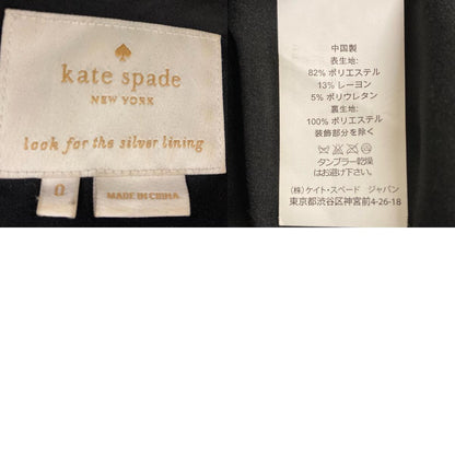 kate spade NEW YORK | ケイトスペードニューヨーク ボートネックフリル袖ワンピース ワンピース NJMU5457 ブラック【イオン広店】