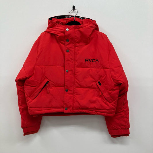 RVCA | ルーカ　アールブイ PUFFA JACKET ダウンジャケット AJ044-755 レッド サイズ：XS【イオン広店】