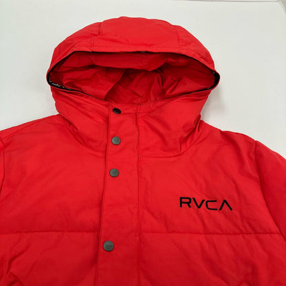RVCA | ルーカ　アールブイ PUFFA JACKET ダウンジャケット AJ044-755 レッド サイズ：XS【イオン広店】