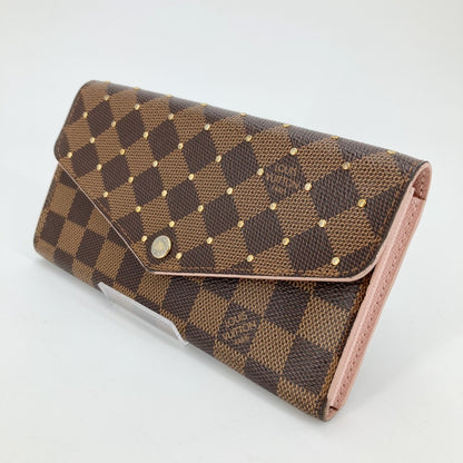 LOUIS VUITTON | ルイ・ヴィトン ポルトフォイユ・サラ 長財布 N60249 ブラウン/ピンク【イオン広店】