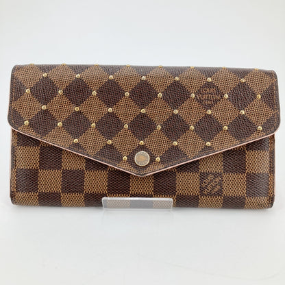 LOUIS VUITTON | ルイ・ヴィトン ポルトフォイユ・サラ 長財布 N60249 ブラウン/ピンク【イオン広店】