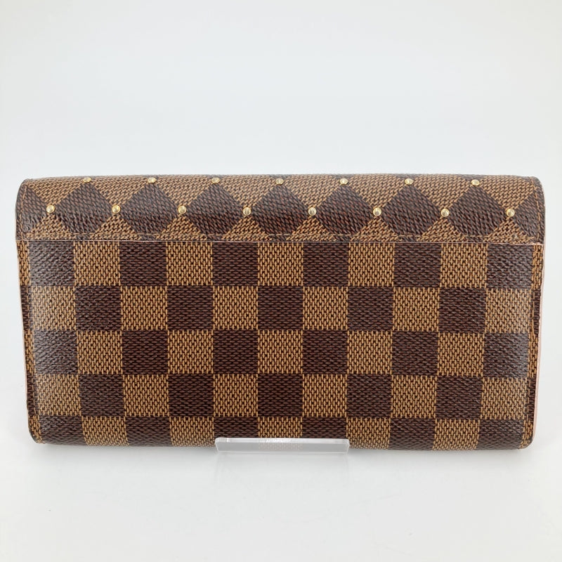 LOUIS VUITTON | ルイ・ヴィトン ポルトフォイユ・サラ 長財布 N60249 ブラウン/ピンク【イオン広店】