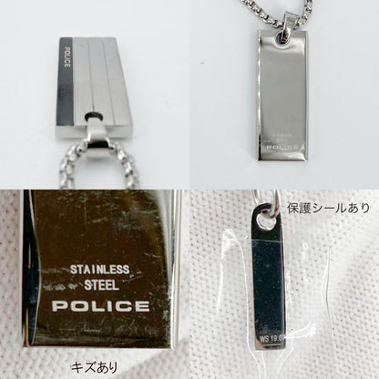 POLICE | ポリス INLINE ネックレス 113116 シルバー【イオン広店】