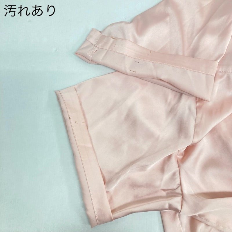 X-LARGE | エクストララージ S/S ACCIDENT SATIN SHIRT 半袖シャツ 01192404 ピンク サイズ：M【イオン広店】