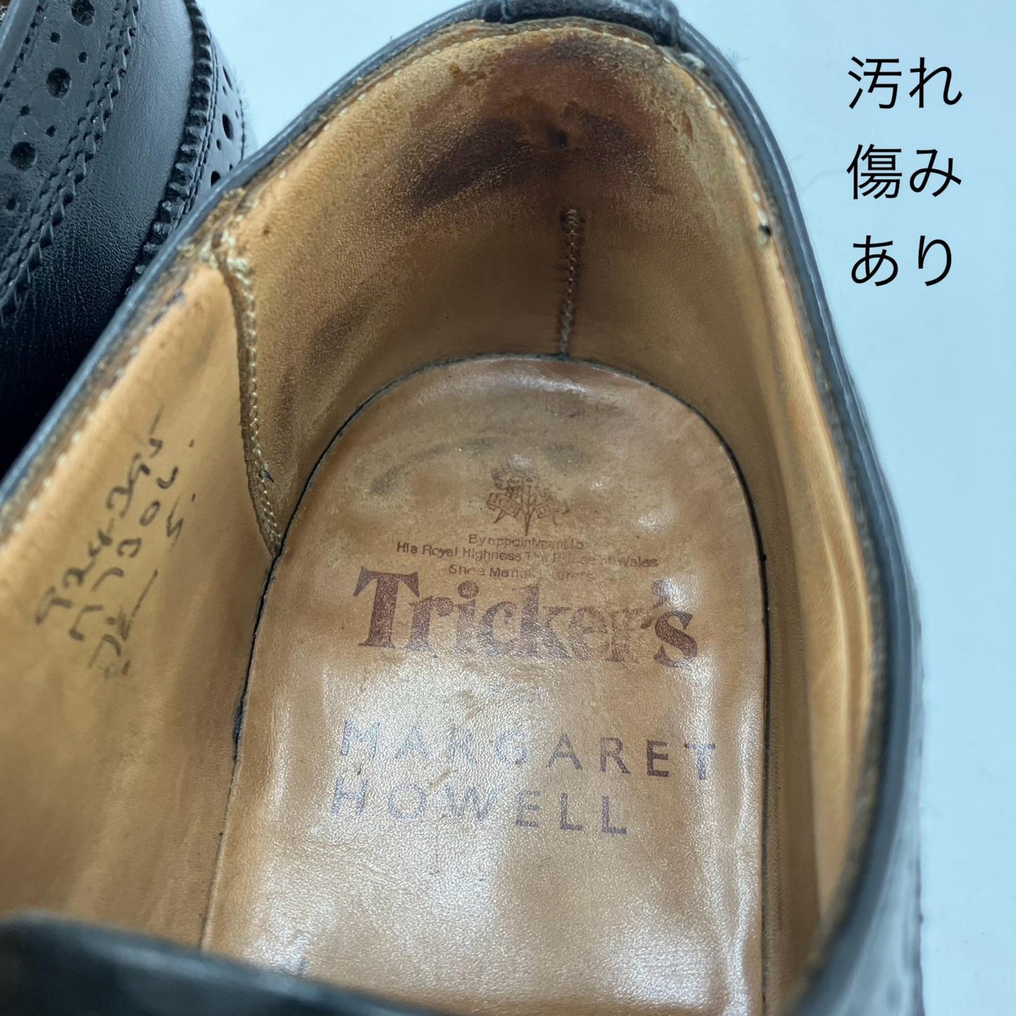 Tricker's | トリッカーズ ウイングチップ スニーカー ブラック 27.5cm【イオン広店】