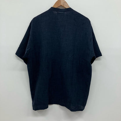 JOURNAL STANDARD relume | ジャーナルスタンダード　レリューム TECH CANVAS BAND S/S 半袖シャツ 24-051-464-0180-1-0 ネイビー サイズ：L【イオン広店】