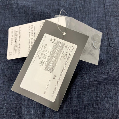 JOURNAL STANDARD relume | ジャーナルスタンダード　レリューム TECH CANVAS BAND S/S 半袖シャツ 24-051-464-0180-1-0 ネイビー サイズ：L【イオン広店】