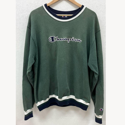 Champion | チャンピオン REVERSE WEAVE スウェット グリーン サイズ：XL【イオン広店】