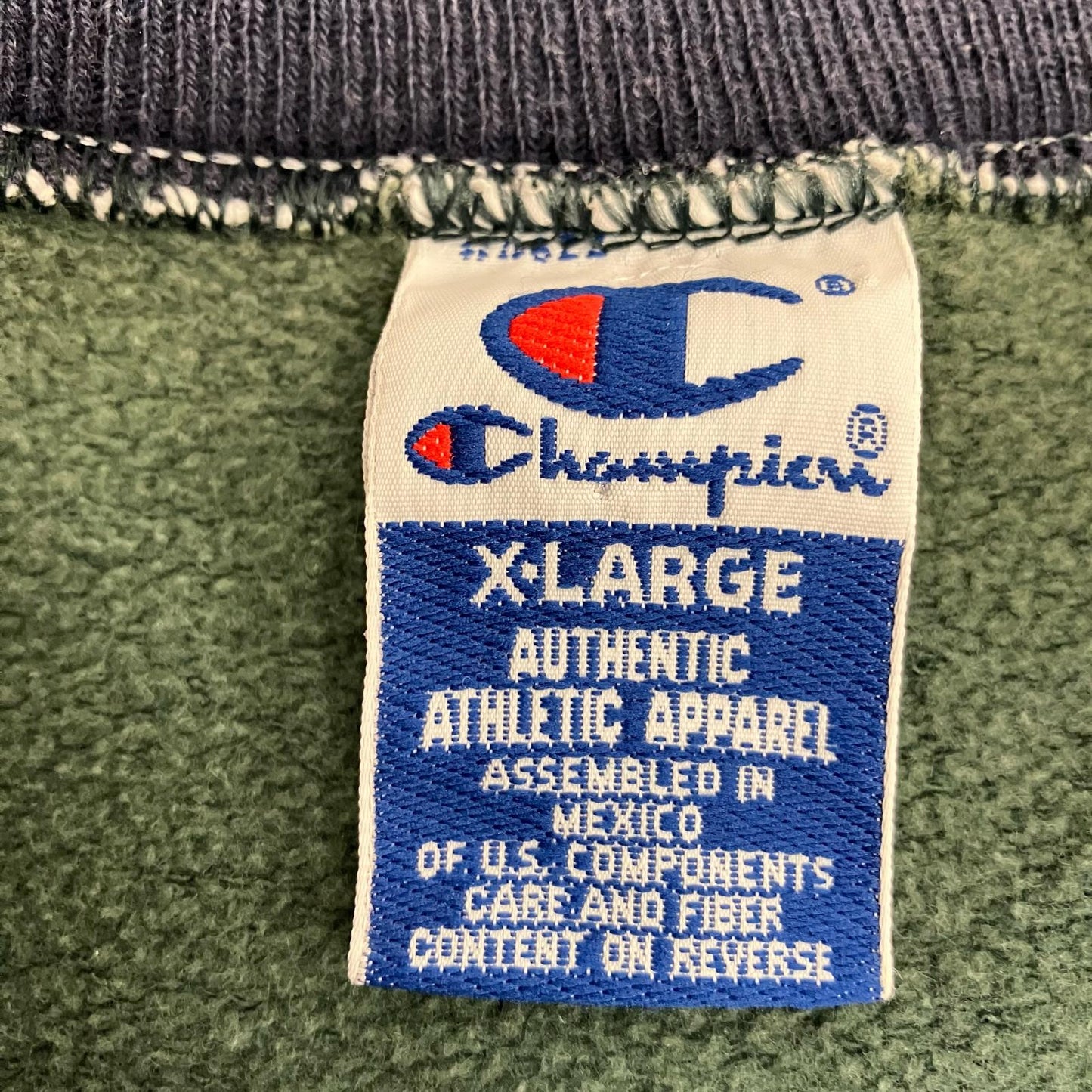 Champion | チャンピオン REVERSE WEAVE スウェット グリーン サイズ：XL【イオン広店】