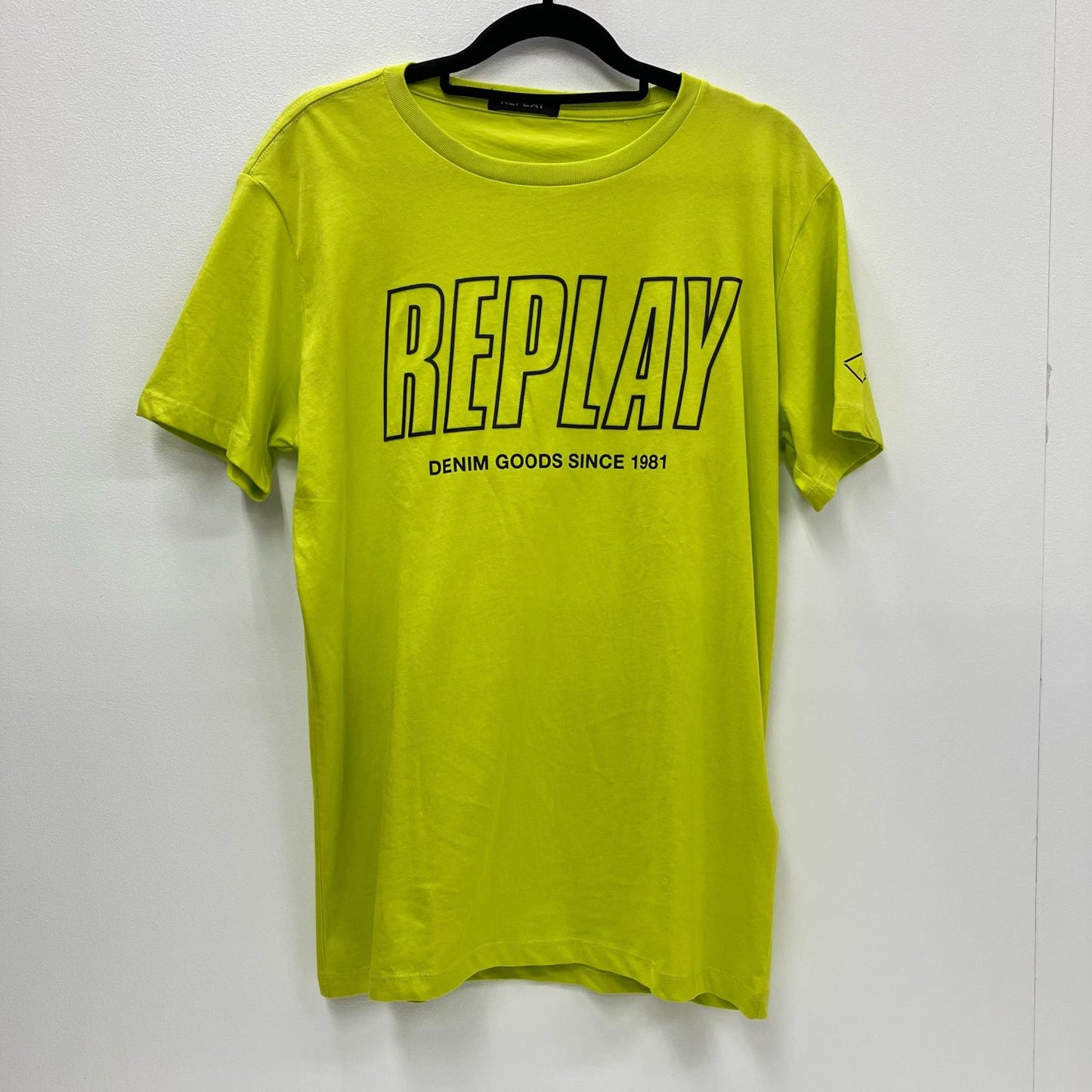 REPLAY | リプレイ 半袖Ｔシャツ イエロー サイズ：M【イオン広店】