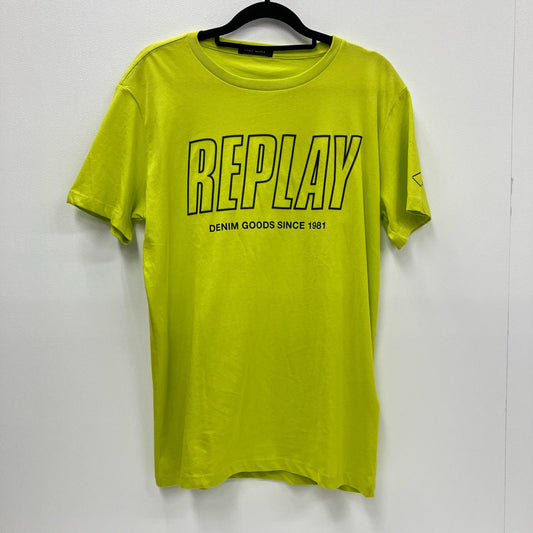 REPLAY | リプレイ 半袖Ｔシャツ イエロー サイズ：M【イオン広店】