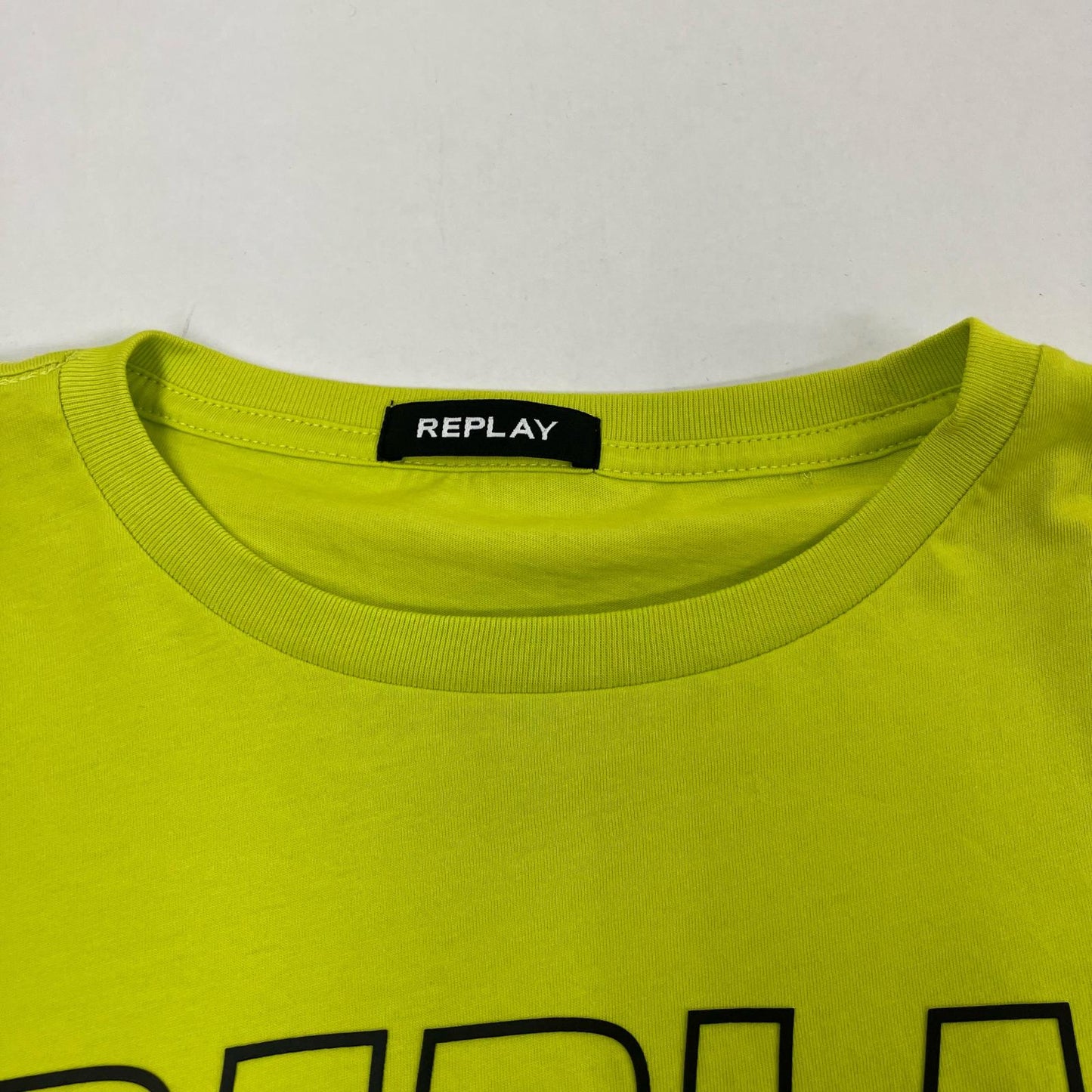 REPLAY | リプレイ 半袖Ｔシャツ イエロー サイズ：M【イオン広店】