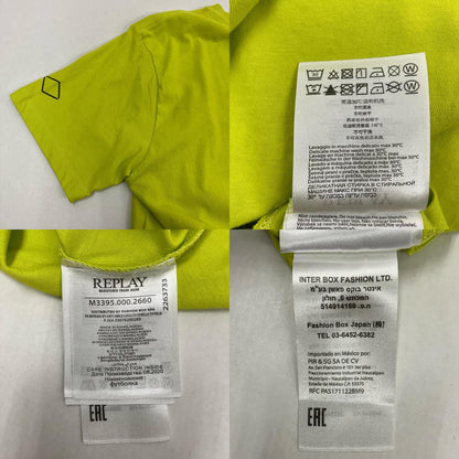 REPLAY | リプレイ 半袖Ｔシャツ イエロー サイズ：M【イオン広店】
