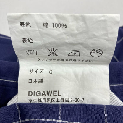 DIGAWEL | ディガウェル 長袖シャツ ネイビー【イオン広店】
