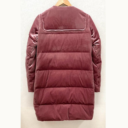 MUVEIL WORK べロアダウンダッフルコート ダッフルコート MW83FC006 ピンク サイズ：38【イオン広店】