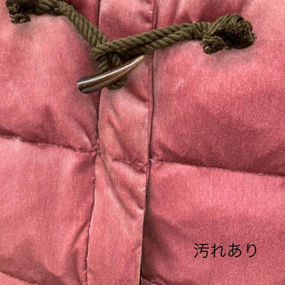 MUVEIL WORK べロアダウンダッフルコート ダッフルコート MW83FC006 ピンク サイズ：38【イオン広店】
