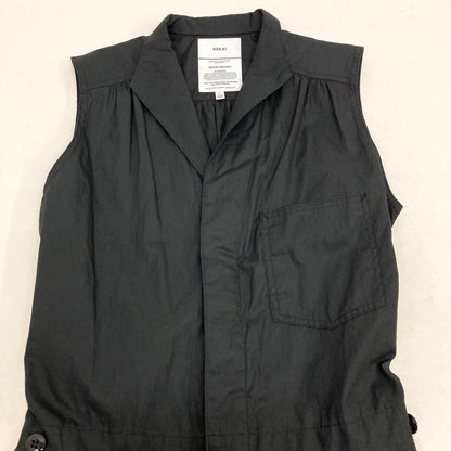 KHA:KI MILITARY JUMP SUITS ツナギ MIL-21SPT141 ブラック サイズ：1【イオン広店】