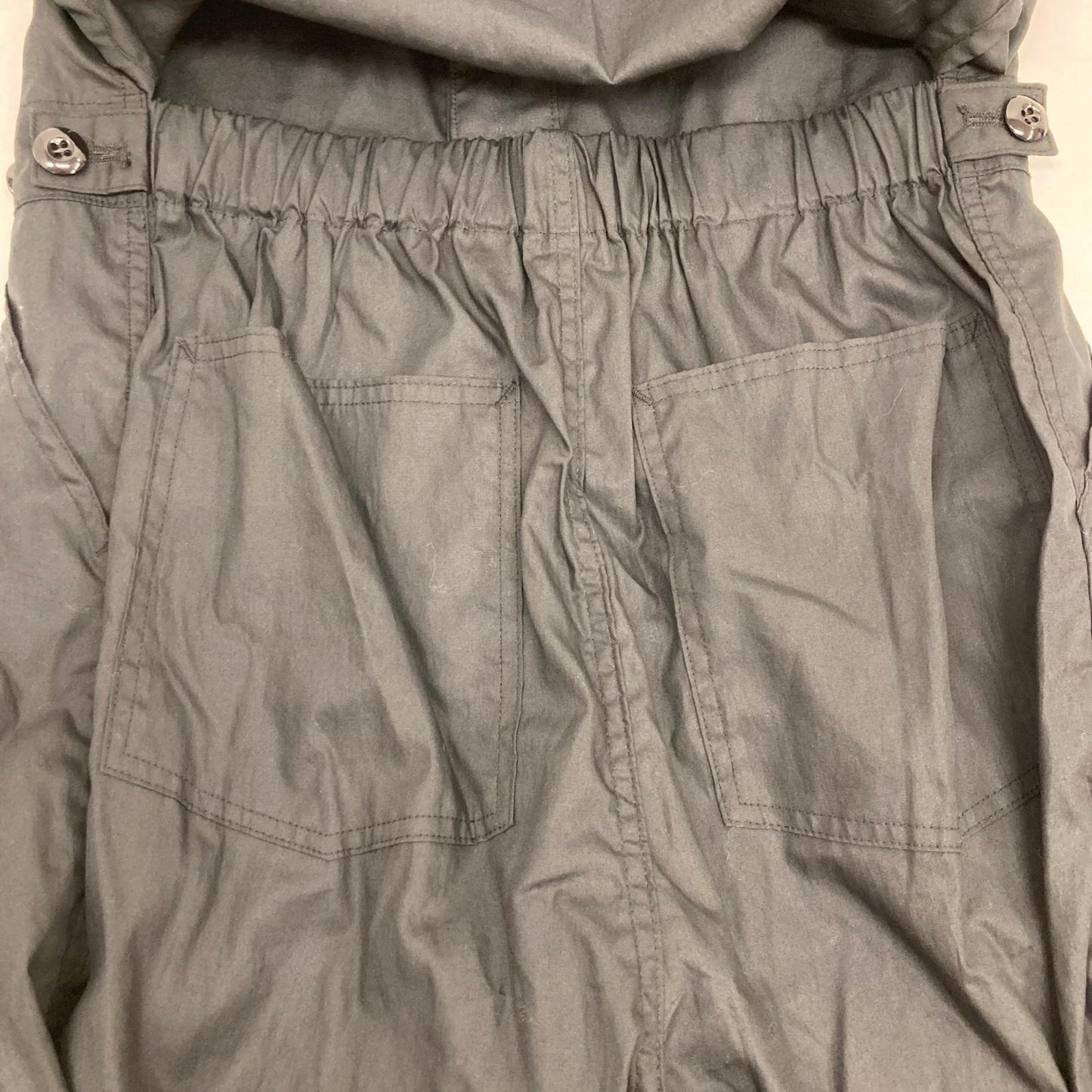 KHA:KI MILITARY JUMP SUITS ツナギ MIL-21SPT141 ブラック サイズ：1【イオン広店】