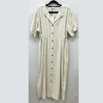 MOUSSY | マウジー WAIST FIT TUCK ワンピース 010EAW30-7430 ベージュ【イオン広店】