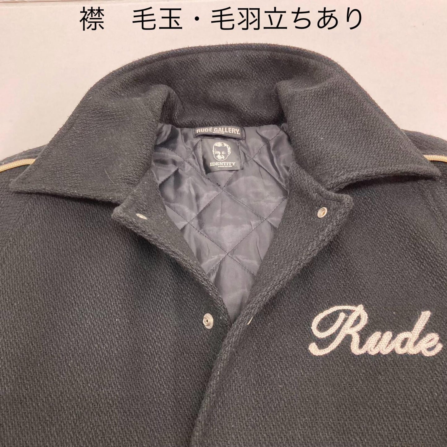 RUDE GALLERY | ルードギャラリー スタジャン ブラック サイズ：M【イオン広店】