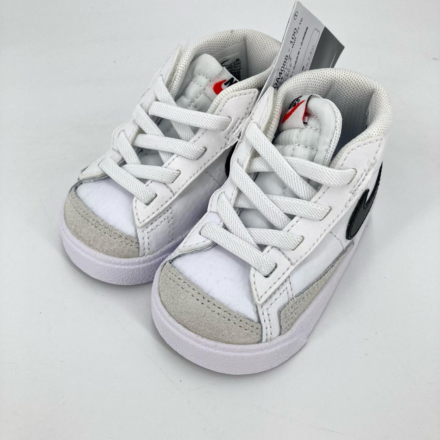 NIKE | ナイキ TD Blazer Mid 77　'White/Black'　10cm スニーカー DA4088-100 ホワイト【イオン広店】