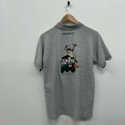 Champion | チャンピオン Champion×LOONEY TUNES ポロシャツ C8-SG301 グレー サイズ：L【イオン広店】