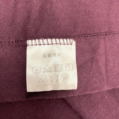 NECESSARY or UNNECESSARY | ネセサリーオアアンネセサリー UNIVERSITY OF NOWHERE 半袖Ｔシャツ レッド サイズ：XL【イオン広店】