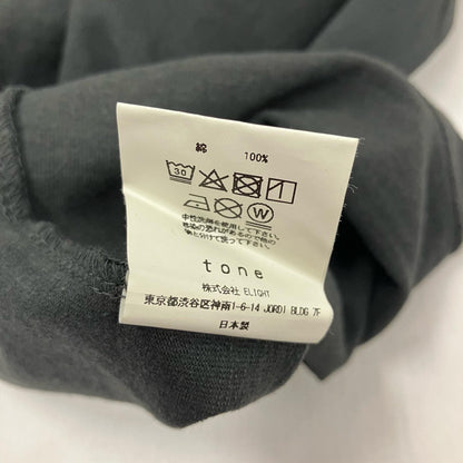 TONE | トーン 3 STITCH TEE 半袖Ｔシャツ TO-SS19-TEE01 チャコールグレー サイズ：1【イオン広店】