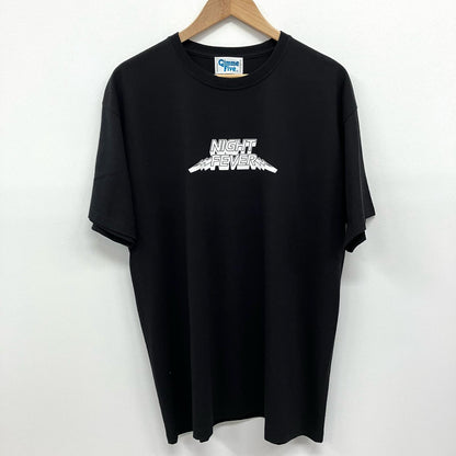 GIMME FIVE | ギミーファイブ NIGHT FEVER 半袖Ｔシャツ ブラック サイズ：XL【イオン広店】