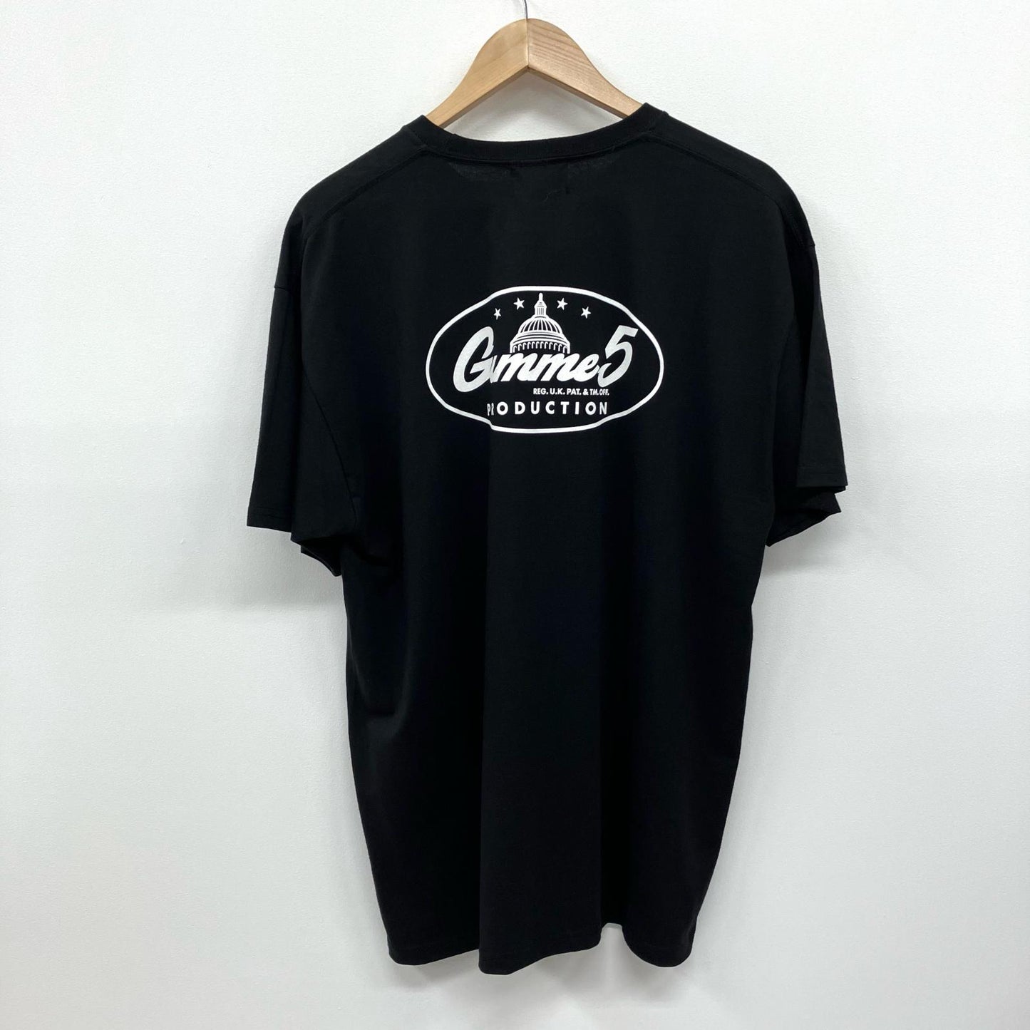 GIMME FIVE | ギミーファイブ NIGHT FEVER 半袖Ｔシャツ ブラック サイズ：XL【イオン広店】