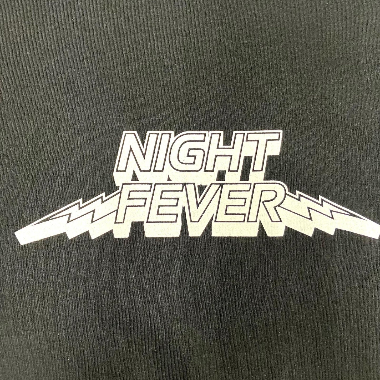 GIMME FIVE | ギミーファイブ NIGHT FEVER 半袖Ｔシャツ ブラック サイズ：XL【イオン広店】