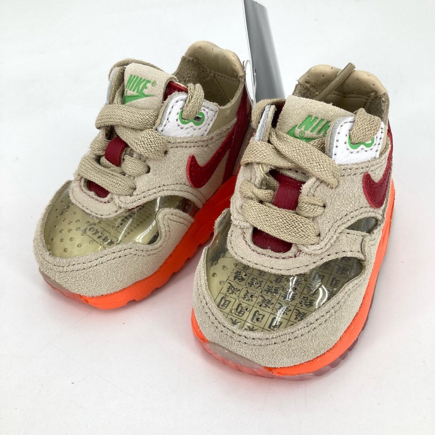 NIKE | ナイキ ８cm KISS OF DEATH CLOT × Nike TD Air Max 1 スニーカー DH2492-100 ブラウン【イオン広店】