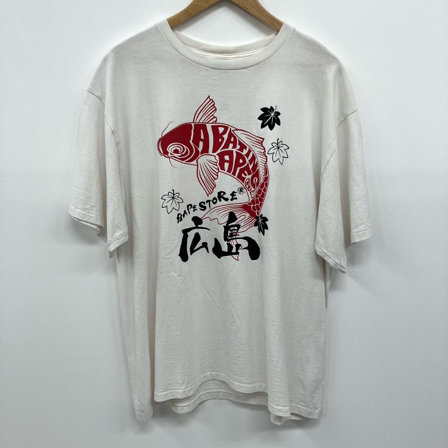 BAPE | ペイプ HIROSHIMA TEE 半袖Ｔシャツ ホワイト【イオン広店】