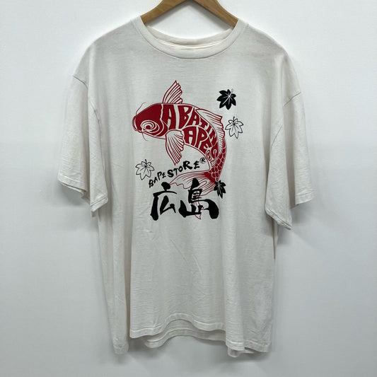 BAPE | ペイプ HIROSHIMA TEE 半袖Ｔシャツ ホワイト【イオン広店】