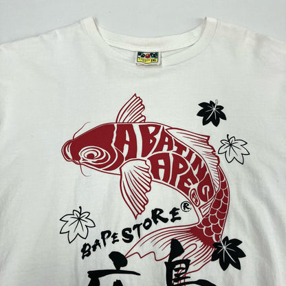 BAPE | ペイプ HIROSHIMA TEE 半袖Ｔシャツ ホワイト【イオン広店】