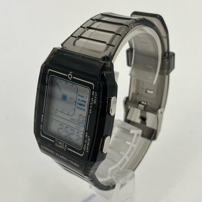 TIMEX | タイメックス Q LCA Transparent 腕時計 TW2W45000 ブラック【イオン広店】