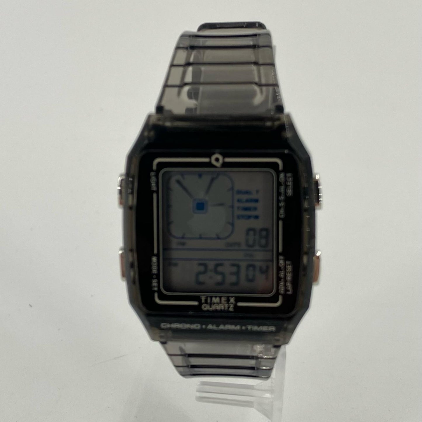 TIMEX | タイメックス Q LCA Transparent 腕時計 TW2W45000 ブラック【イオン広店】