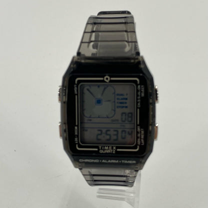 TIMEX | タイメックス Q LCA Transparent 腕時計 TW2W45000 ブラック【イオン広店】