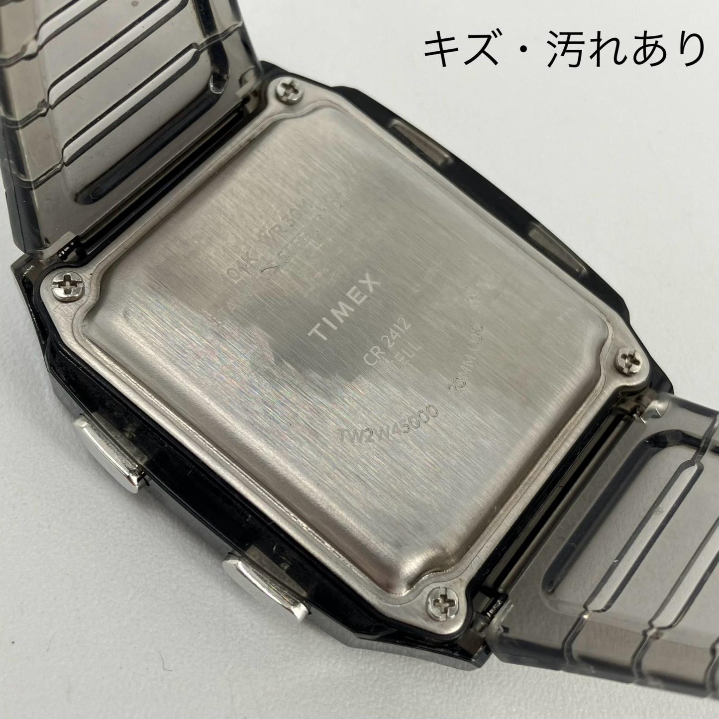 TIMEX | タイメックス Q LCA Transparent 腕時計 TW2W45000 ブラック【イオン広店】